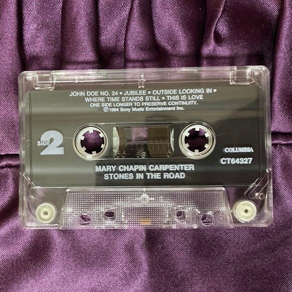 Mary Chapin Carpenter Stones in the Road Audio Cassette Good No Insert Vintage - Picture 4 of 5